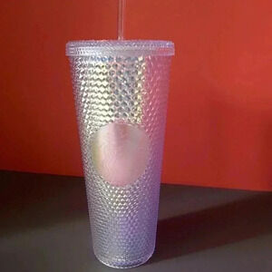 Starbuck's Iridescent studded Rainbow Venti Cold C